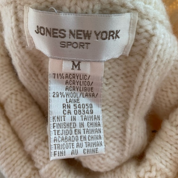 JONES NEW YORK SPORT ribbed turtleneck - Picture 7 of 7